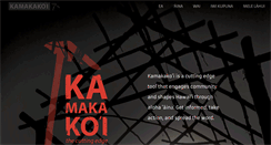 Desktop Screenshot of kamakakoi.com